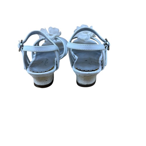 Sonoma Mädchen weiße elegante Sandalen mit Absatz und Blumen Größe 10 - Bild 4 von 10