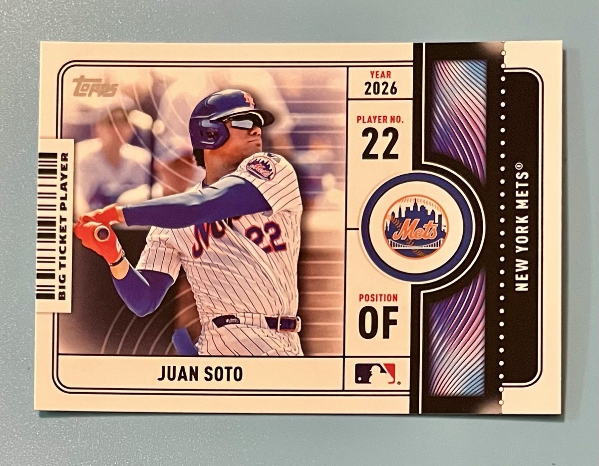2026 Topps Series 1 Big Ticket Players BTP-11 Juan Soto New York