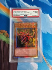 Yugioh Slifer the Sky Dragon LC01-EN002 PSA 9 Quarter Century 25th Anniversary