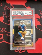 2025 Donruss Optic Omarion Hampton 2015 Retro Purple Stars /25 PSA 9 (RC)