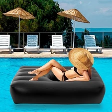 BBL Mattress With Hole Inflatable Recovery BBL Bed Black After Surgery For Sleep