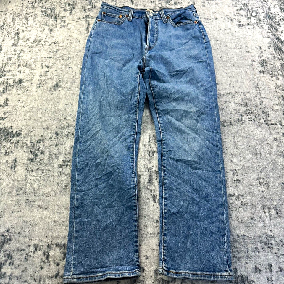 Levi's 501 Men's Blue Denim Straight Leg Jeans Button Fly W38 L32, photo 1 of 5