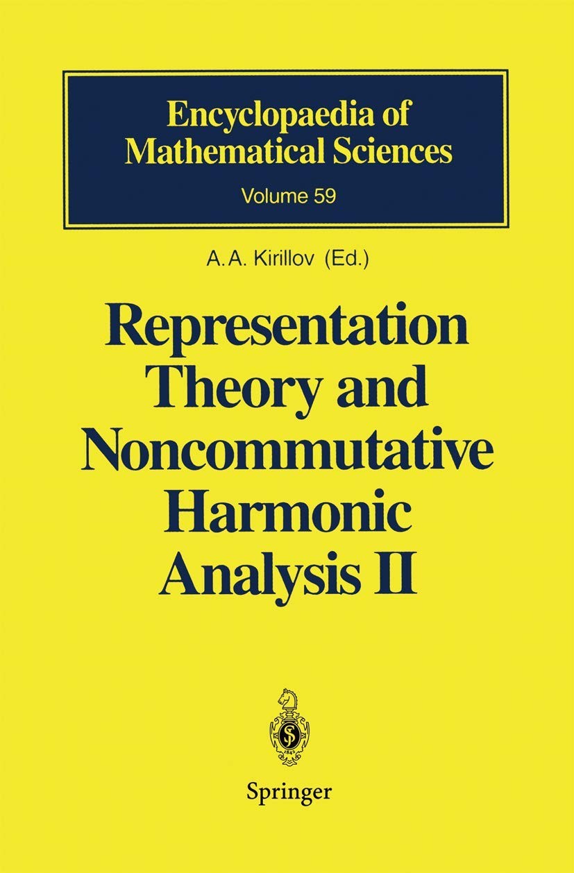 Representation Theory and Noncommutative Harmonic Analysis II - A A Kirillov