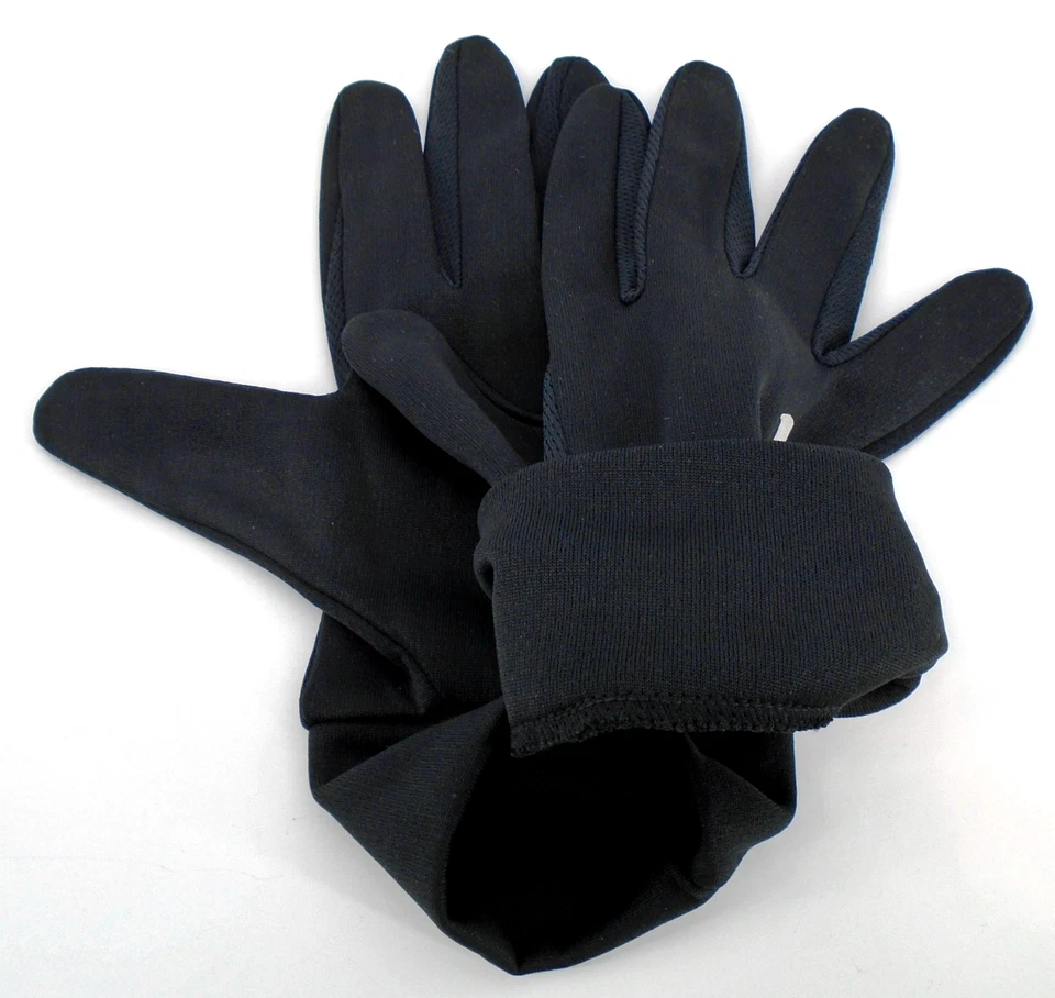 Guantes de correr Nike DRI-FIT para hombre grandes negros/plateados Foto 4 de 4