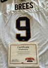 Drew Brees New Orleans Signed White Football Jersey - Never worn