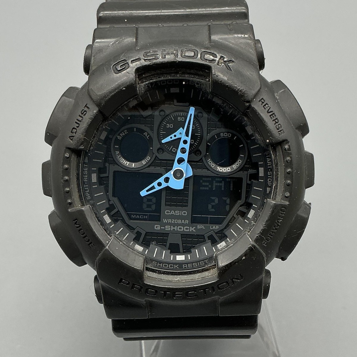 Casio G-Shock Mens Watch 48mm Analog Digital Blue Hands 5081 GA