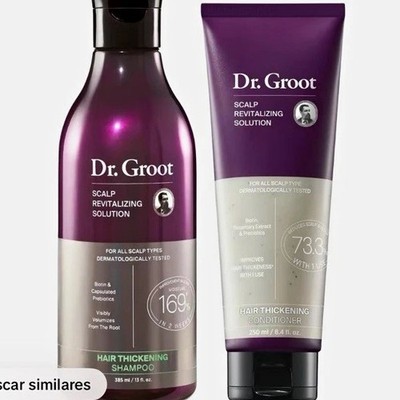 Dr. Groot Scalp Revitalizing Solution Thickening Shampoo & Conditioner