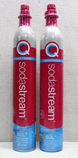 Sodastream CO2 Carbonating Cylinder Quick Connect 60 Liter Set of 2 - Brand New