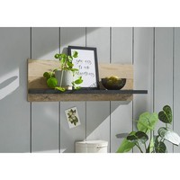 KüChen Regal 90Cm KüChenregal Wandregal Schweberegal KüChe Braun Anthrazit