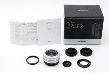[Unused] Voigtlander Ultron 27mm f/2 Silver for Fujifilm X mount Lens From JAPAN