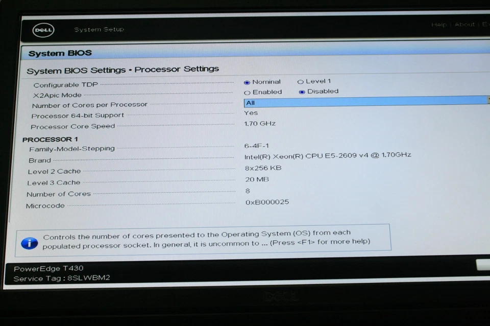 DELL POWEREDGE T430 8LFF 1X E5-2609 V3 32GB H330 NO HDD-2X 495W T7-A17 - Image 3 of 4