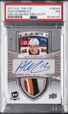 2017 UPPER DECK THE CUP UPDATE RPA #180-AD ALEX DEBRINCAT ROOKIE RC 6/10 PSA 7