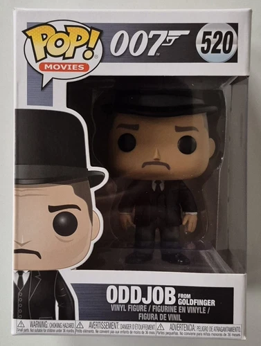 Mint in Mint Box Funko Pop Movies James Bond - Oddjob #520