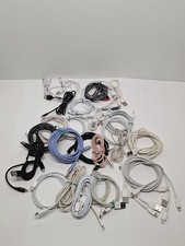Lot of 30 Assorted USB Charging Cables Cell Phone Charger Cords