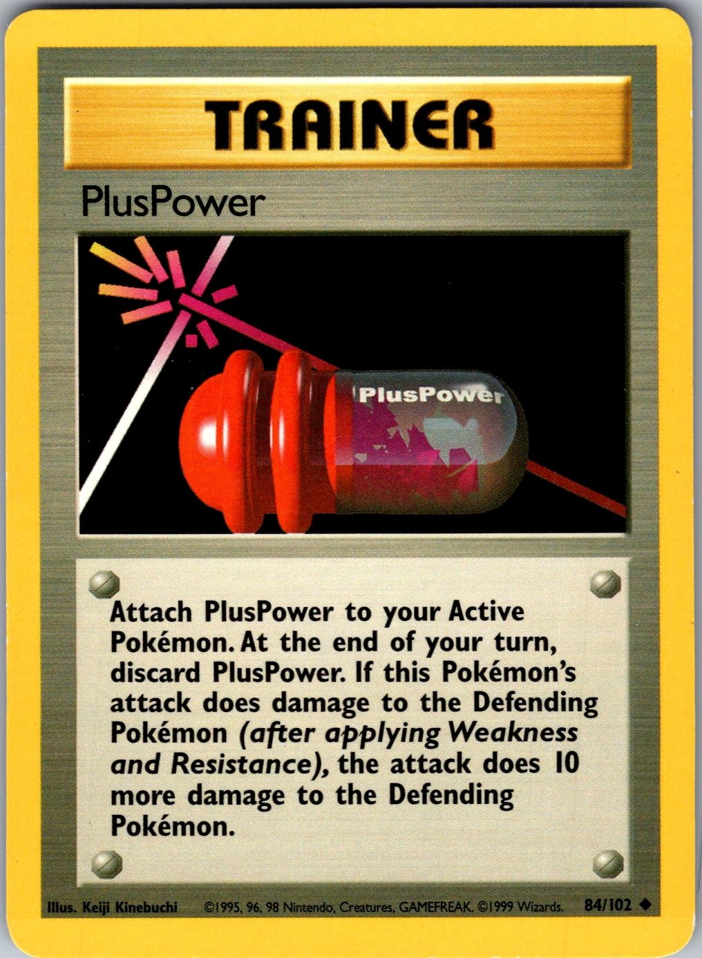 PlusPower Uncommon Base Set 084/102 MP