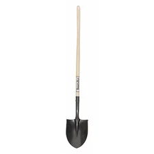 Seymour Midwest 49830Gra Round Point Shovel, 16 Ga 42 In L Wood Handle