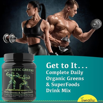 Probiotics for Skin and Gut - Restoratives + Superfoods Drink - AESTHETIC GREENS