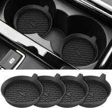 Car Cup Holder Coasters 4 Pack Silicone Cups Mats, Automotive Universal