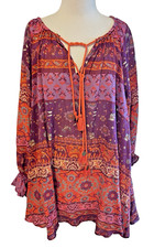 Spell &The Gypsy ~ Lovers Beach Mini/Tunic Sample Dress - Size S - Oversized -