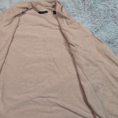 Cyrus Sweater Womens M Biege Cardigan Open Front Cottage Core Comfort Casual - Picture 11 of 11