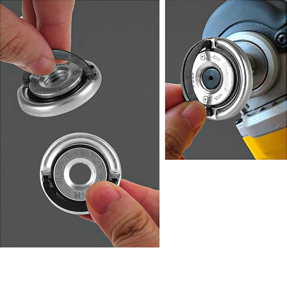 2 Stück M14 Schnellspannmutter Winkelschleifer Spannmutter Schraube Flex - Bild 4 von 4