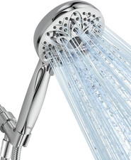 6-Setting Shower Head with Handheld, High Pressure Hand Held Shower Head, 4.7 I