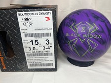 New 15lb Hammer Black Widow 3.0 Dynasty 3-4" Pin Bowling Ball! Fast Shipping!