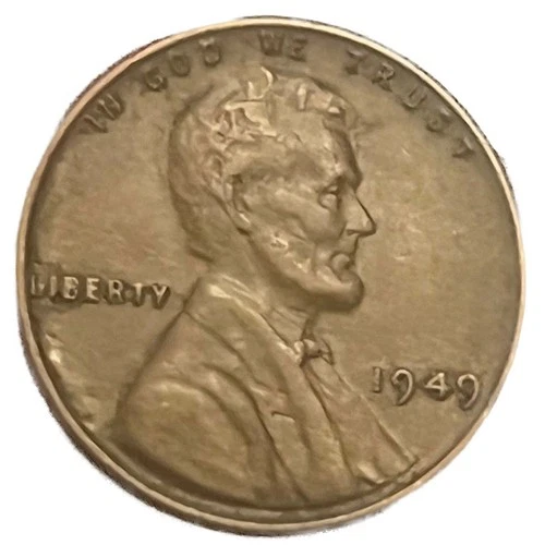 1949 P Lincoln Wheat Cent (G-F) Good to Fine Circulated 1c Copper Coin