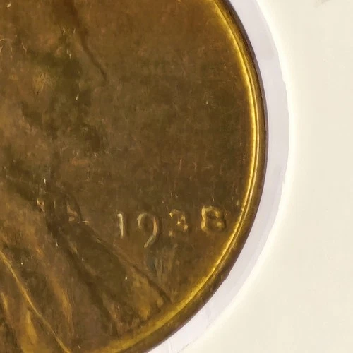 1938 P Lincoln Wheat Cent / Penny  AU  **FREE SHIPPING**
