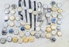 Lot of 52 Timex Vintage Mechanical Watches for Parts or Repair