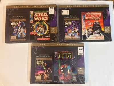 Star Wars IV - V - VI Limited Edition DVDs with Graphic Novels New Unopened!