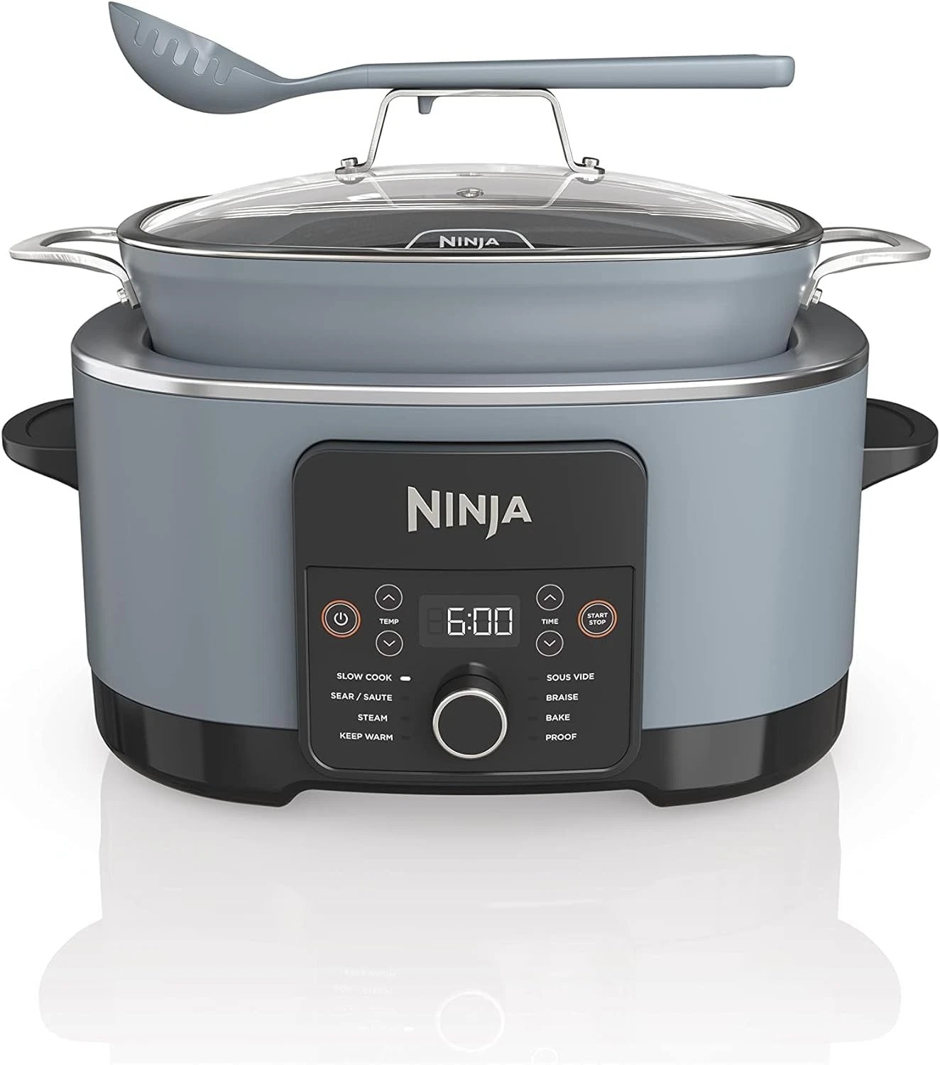 Ninja MC1001 - Foodi PossibleCooker PRO, 8.5qt Multi-Cooker - Sea Salt Grey
