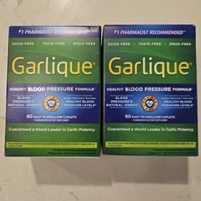 Garlique Garlic Healthy Blood Pressure Formula 60 Cap X2 Exp 2027+