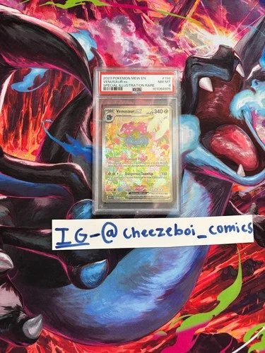 2023 Pokemon 151 Venusaur EX Special Illustration Rare 198/165 PSA 8