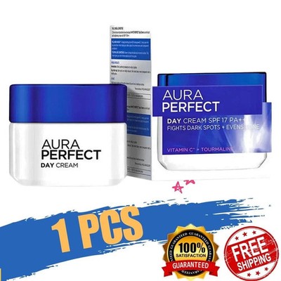 LOREAL AURA PERFECT DAY CREAM SPF17 PA++ 50g Fight dark spots evens tone
