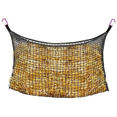Bloomoak Knotless Slow Feed Hay Net with 4 Carabiner Clips for Horses/Open To...