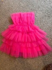 lulus homecomimg dress xs pink ruffles