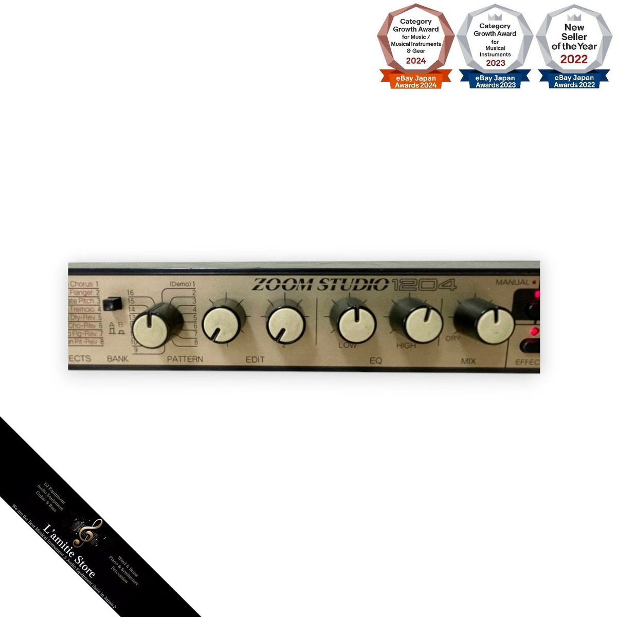 Zoom Studio 1204 Digital Reverb Multi-Effect Signal Processor MIDI