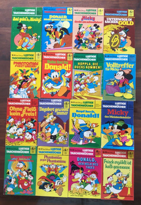 16x Lustiges Taschenbuch LTB 40/41/42/43/44/45/47/48/49/50/51/54/55/57/58/59