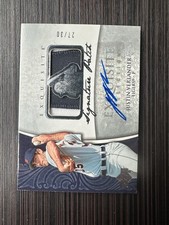 JUSTIN VERLANDER 2007 EXQUISITE SIGNATURE PATCH AUTO #SP-JV 27/30 GAME-USED