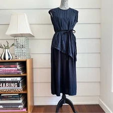 Pas De Calais Gallery De Pop Tie Front Midi Dress size 34