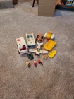 FISHER PRICE 1970's ADVENTURE PEOPLE BOAT W/ RAFT Airplane Submarine Vintage Lot