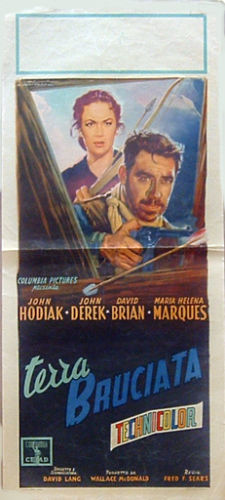Locandina originale film Terra bruciata (1999) - Regia di Fabio Segatori