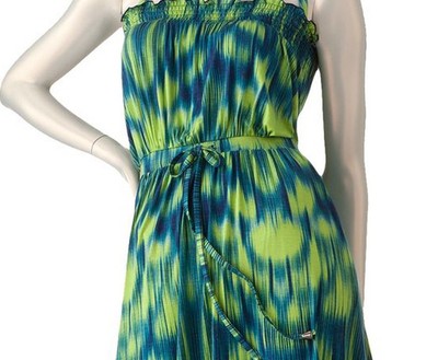 Jennifer Lopez JLo Ikat Hi Low Lo Halter Dress | eBay