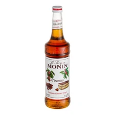 Monin Premium Tiramisu Flavoring Syrup 750 mL 544SYPAR256A