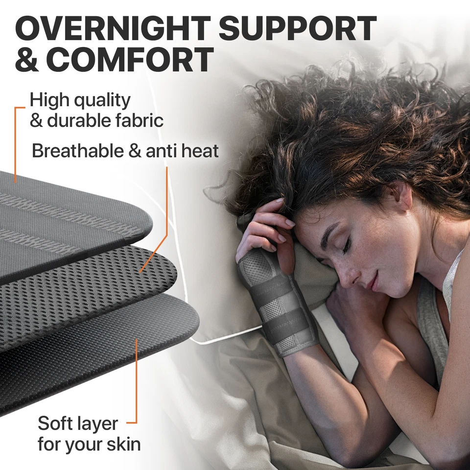 Muñequera ajustable DR. BRACE con férulas superiores e inferiores y cojín Foto 4 de 4