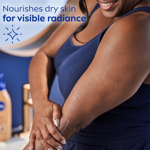 NIVEA Crema Corporal de Manteca de Cacao con Suero Nutritivo Profundo, Crema de Manteca de Cacao para - Imagen 8 de 9