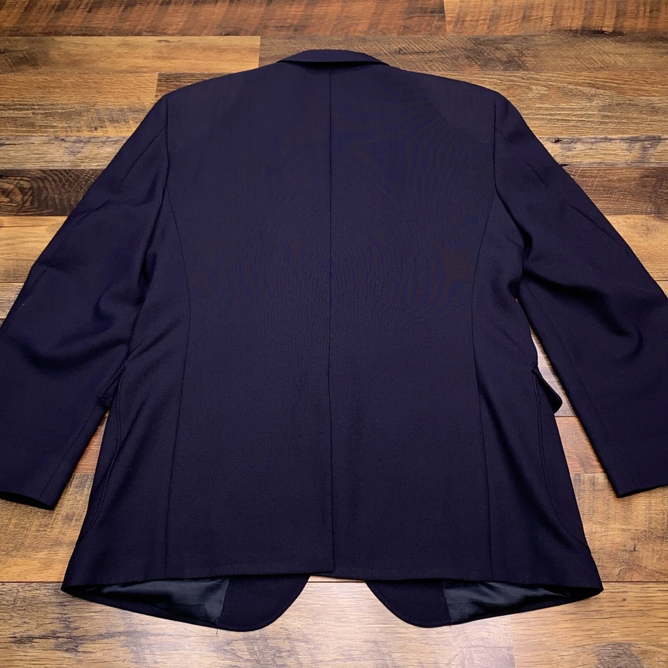 Abrigo deportivo Arnold Palmer vintage para hombre 42S azul marino lana Foto 2 de 4