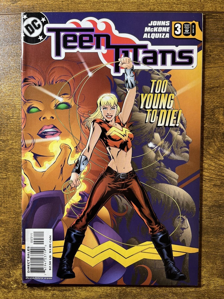TEEN TITANS 3 GORGEOUS WONDER GIRL MIKE MCKONE COVER DC