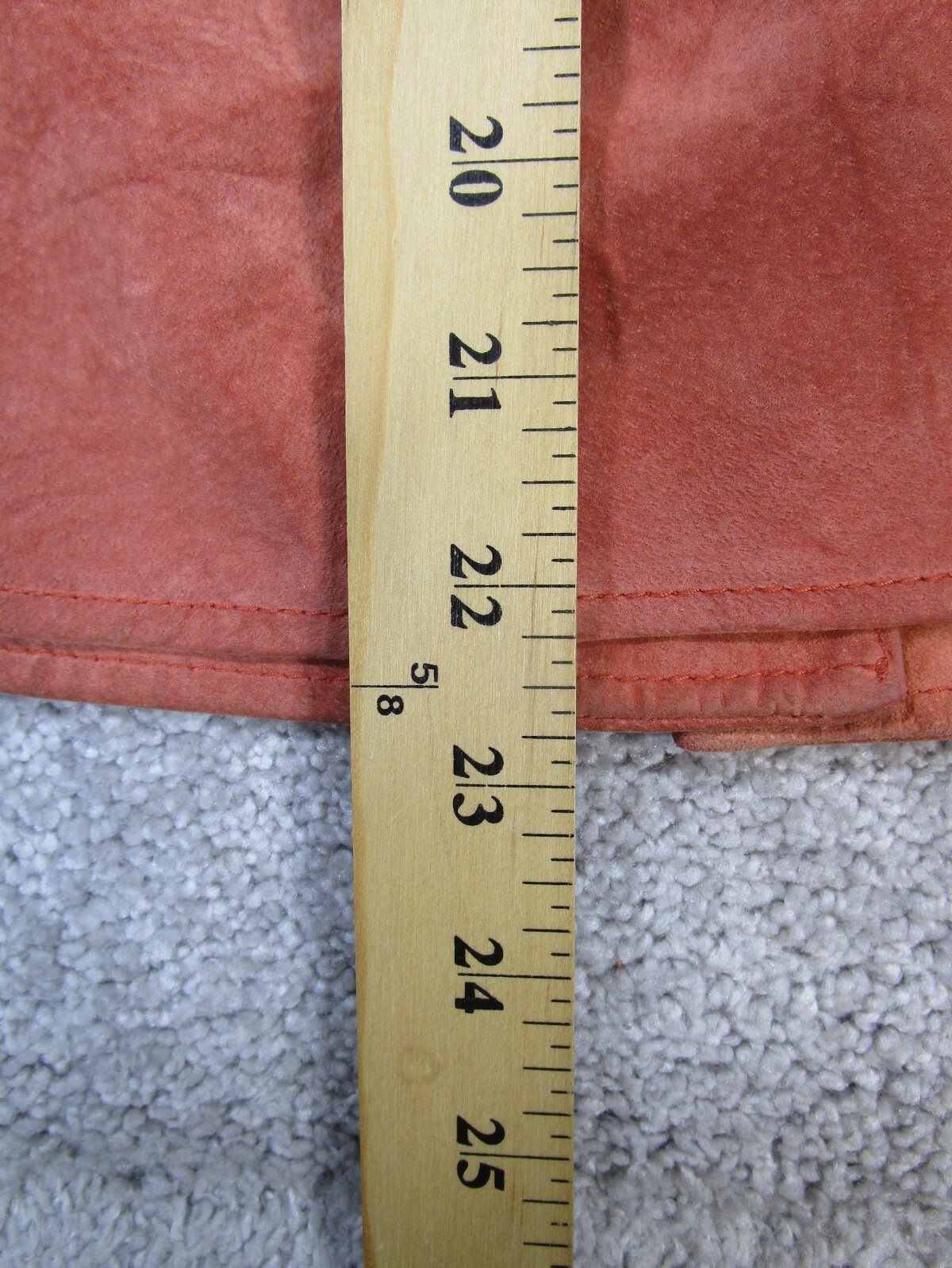 Pendleton Jacket Womens Medium Orange Leather But… - image 9